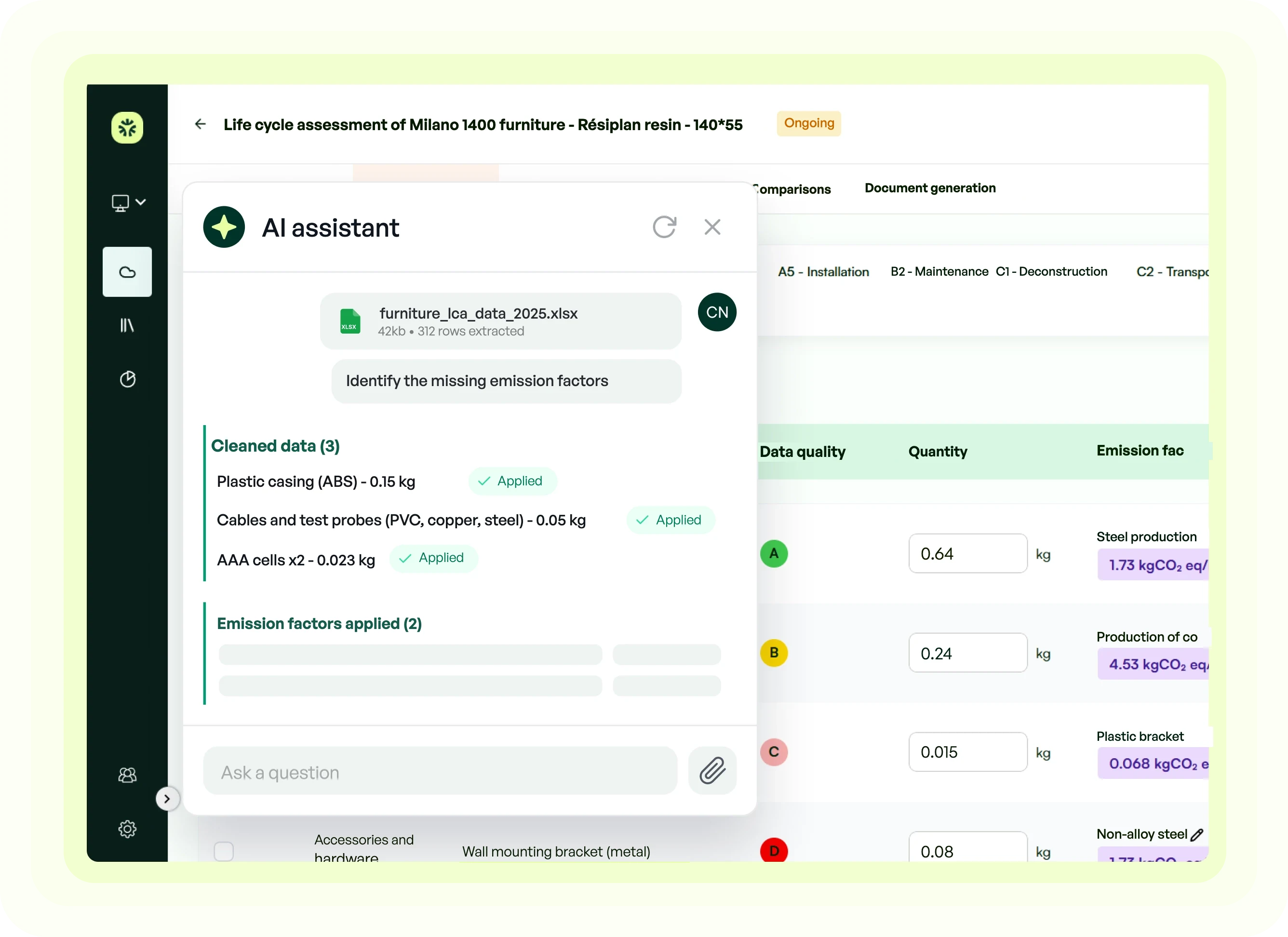 Integrate your bills of materials without manual entry