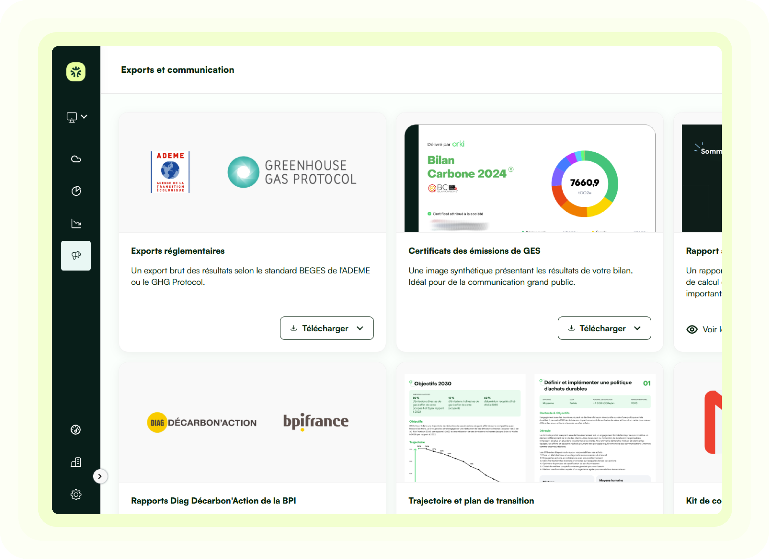 Générez vos rapports conformes en un clic