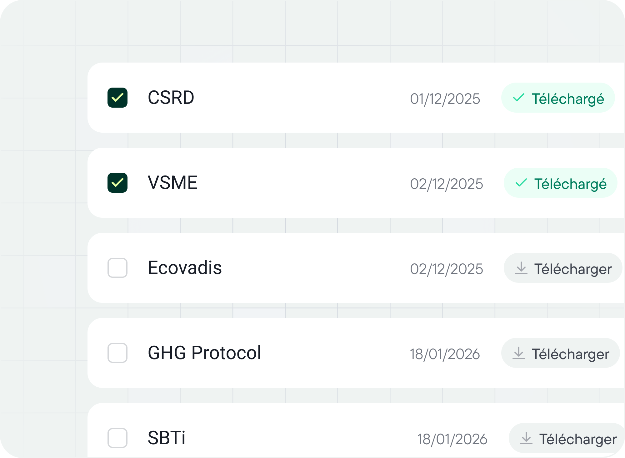 Générez vos rapports auditables en un clic